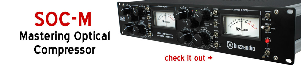 SOC-M optical compressor for mixing and mastering